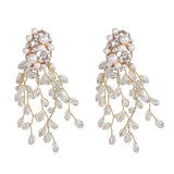Boho Simulated Pearls Drop Earrings For Women Wedding Girls Party Gift