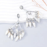 Boho Simulated Pearls Drop Earrings For Women Wedding Girls Party Gift
