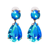 Crystal Earrings 24 Colors Brincos Wedding Water Drop Earrings