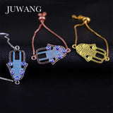 CZ Evil Eye Hamsa Hand Bracelets for Women