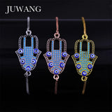 CZ Evil Eye Hamsa Hand Bracelets for Women