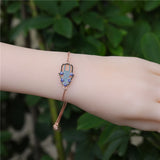 CZ Evil Eye Hamsa Hand Bracelets for Women