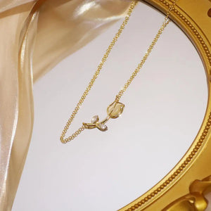 JUWANG Heart Necklace for Women Zircon Wedding Necklaces