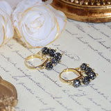JUWANG Minimalist Diamond Earrings for Women