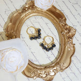 JUWANG Minimalist Diamond Earrings for Women
