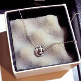 Crystal Temperament Clavicle Short Necklace Lady Wedding Romantic Classic