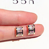 Minimalist Flash Rhinestone Earrings for Women