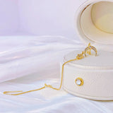 JUWANG Star Moon Goddess 14K Earring for Women