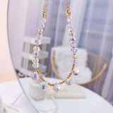JUWANG Flash Bracelets Crystal Minimalist Bracelet For Women