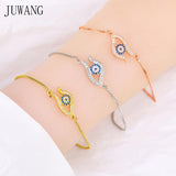 Women Link Bracelets Evil Eye Charm Adjustable Chain Bracelet DIY