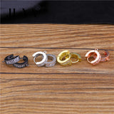 10 Pcs Copper Earring Hooks Cubic Zirconia Clasps DIY Jewelry Findings