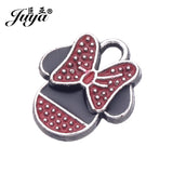 15pcs Mouse Charms Enamel Pendants for DIY Jewelry Making