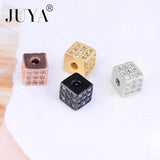 5 Pcs 6mm Copper Cube Beads for Jewelry Making
