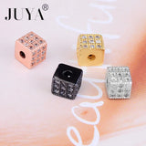 5 Pcs 6mm Copper Cube Beads for Jewelry Making