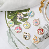 5 Pcs DIY Evil Eyes Necklace Pendants Candy Colors Charms Jewelry Findings