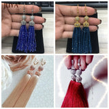 5 Pcs Copper Zircon Crown Charm Beads Tassel Caps For Jewelry Making