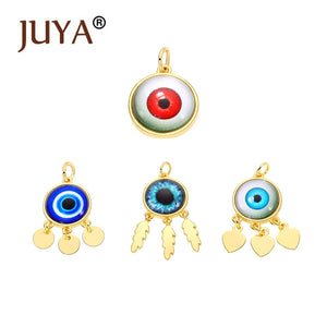 Devil's Eye Necklace Bracelet Pendant DIY Jewelry Parts