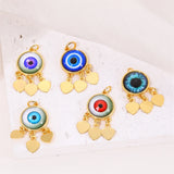 Devil's Eye Necklace Bracelet Pendant DIY Jewelry Parts