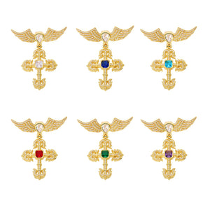 Cross Angel Wings Pendant Bracelet Necklace DIY Jewelry Making