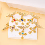 Cross Angel Wings Pendant Bracelet Necklace DIY Jewelry Making