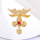 Cross Angel Wings Pendant Bracelet Necklace DIY Jewelry Making
