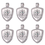 Copper Lion Shield Charms for DIY Jewelry Making