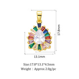 Heart Shaped Diamond Water Drop Pendant Necklace