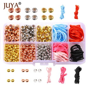 Red Rope Bracelet Making DIY Set for Kids Girls Gift
