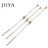 Evil Eye Cubic Zircon Rhinestone Charms for Bracelets DIY Jewelry Making