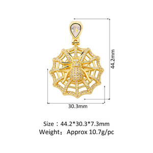 Halloween T-shaped Mushroom Pendant Necklace