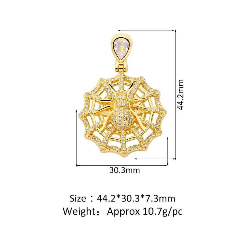 Halloween T-shaped Mushroom Pendant Necklace
