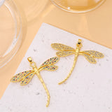 Colorful Zircon Insect Pendant Necklace Set