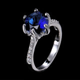 JY Large CZ Rhinestone Rings Bridal Wedding Ring AR103