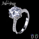 JY Large CZ Rhinestone Rings Bridal Wedding Ring AR103