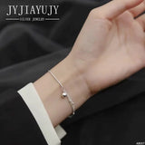 Sterling Silver S925 Beads Bracelet Anklet Hypoallergenic Women Jewelry