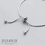Sterling Silver S925 Snake Chain Bracelet Anklet Women Jewelry Gift