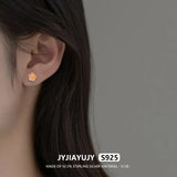 Sterling Silver Flower Rose Multilayer Petal Earrings