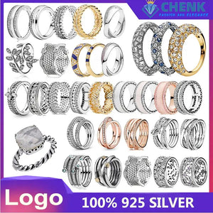 JZ2 Triple Band 199083c01 Ring For Woman 925 Sterling Silver