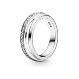 JZ2 Triple Band 199083c01 Ring For Woman 925 Sterling Silver