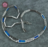 Opal Gem Unisex Necklace Jewelry for Women & Men
