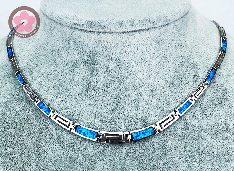 Opal Gem Unisex Necklace Jewelry for Women & Men