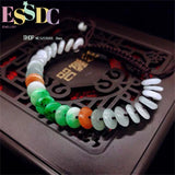 Jade A Woven Women's Bracelet Tri Peace Buckle Small Size Hand String