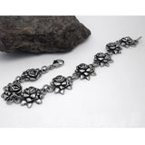 Vintage Old Rose Link Bracelet