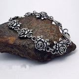 Vintage Old Rose Link Bracelet