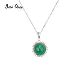 925 Silver Chalcedony Necklace Wedding Jewelry