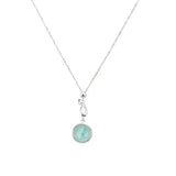925 Silver Necklace Zircon Pendant Wedding Jewelry