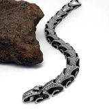 Men's Titanium Steel Bracelet Vintage Style 8 Inches