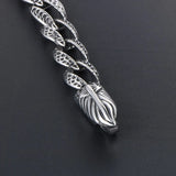 Angle Titanium Stainless Steel Dragon Bracelet Men Jewelry