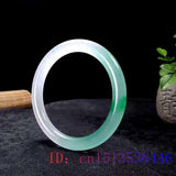 Green Jade Bangle Bracelet Jadeite Jewelry Amulet Chinese Carved