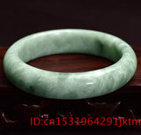 Jade Bangle Bracelet Natural Green Charm Chinese Amulet 5A+